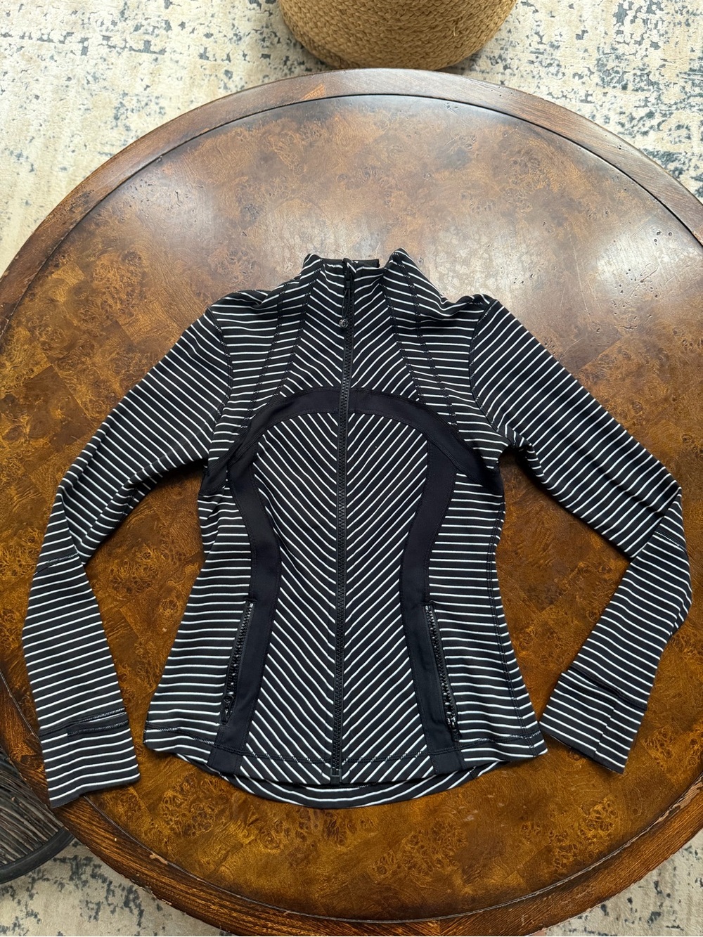 Lululemon define jacket RARE striped black and white